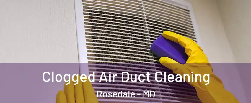  Clogged Air Duct Cleaning Rosedale - MD