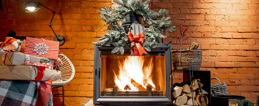 Travis Industries Linear Gas Fireplace Installation in Rosedale, Maryland