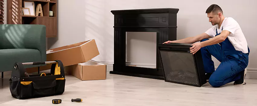 Old Rusted Metal Fireplace Repair And Replacement in Rosedale, MD